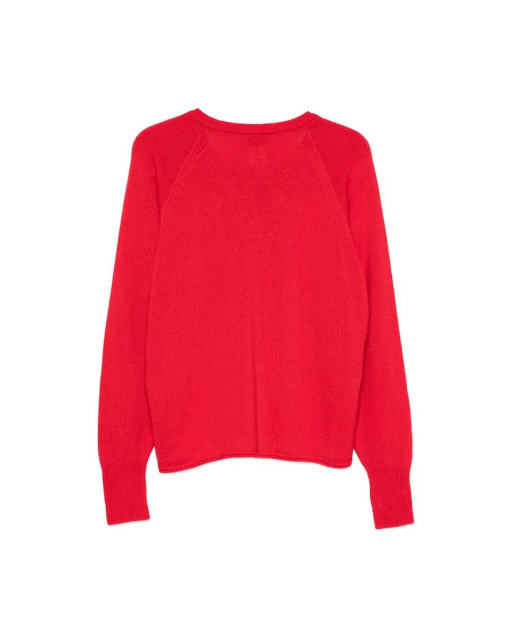 Alysi Red V-Neck Knitwear