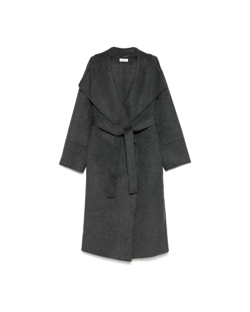 Soft Goat Black Belted Coats