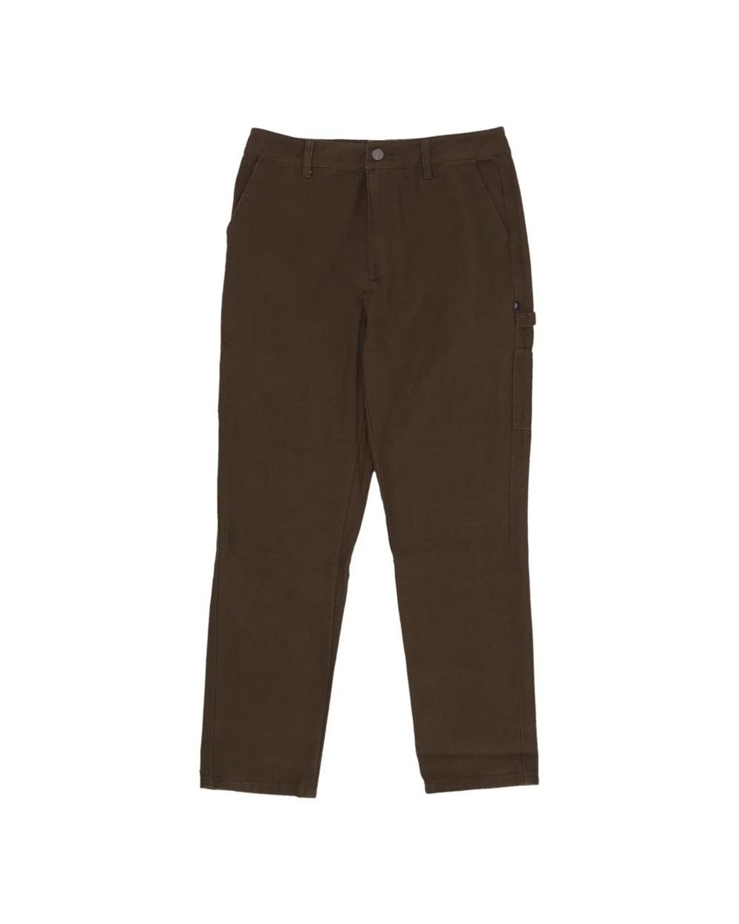 DOLLY NOIRE Brown Straight Trousers for men