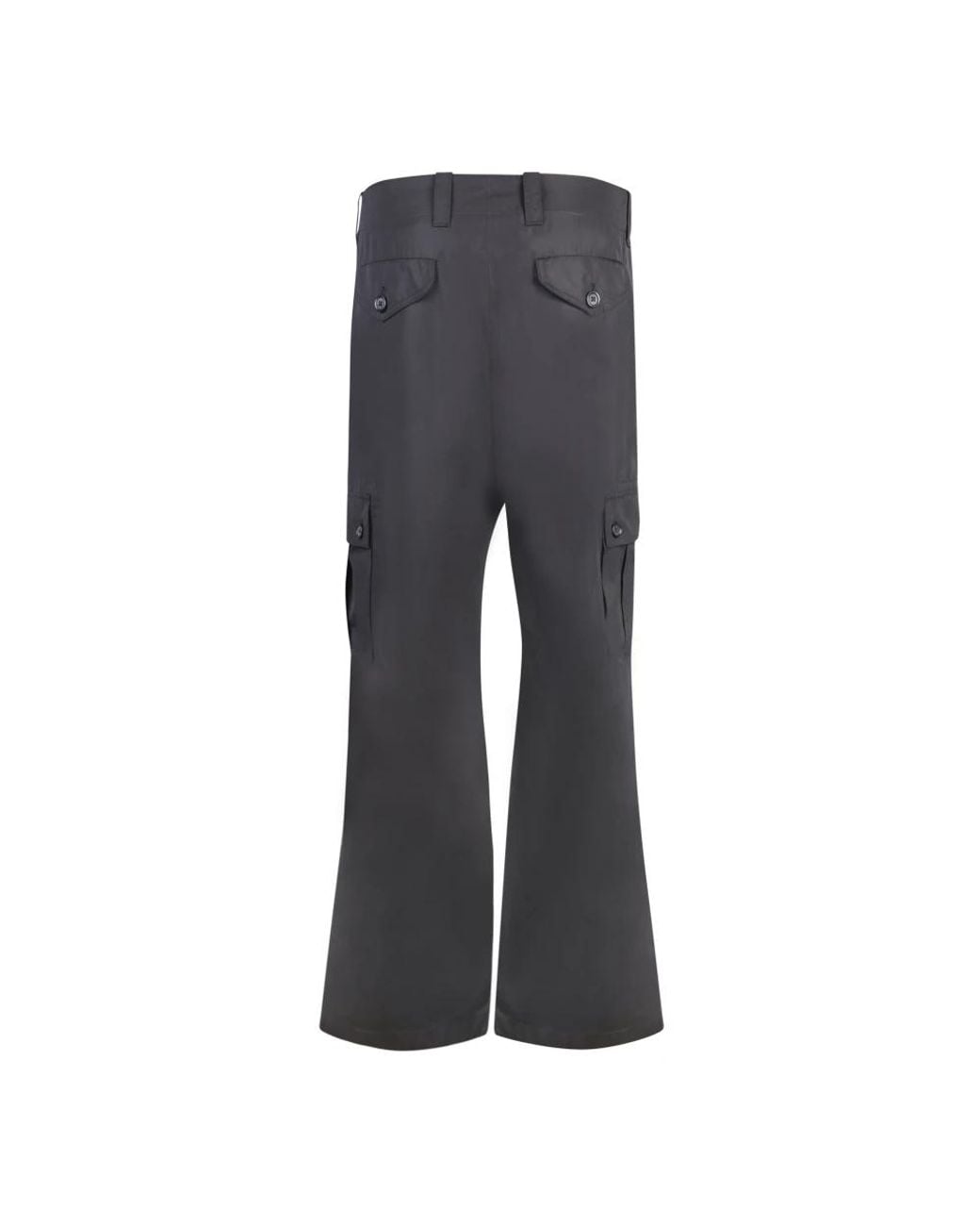 Dolce & Gabbana Gray Wide Trousers for men