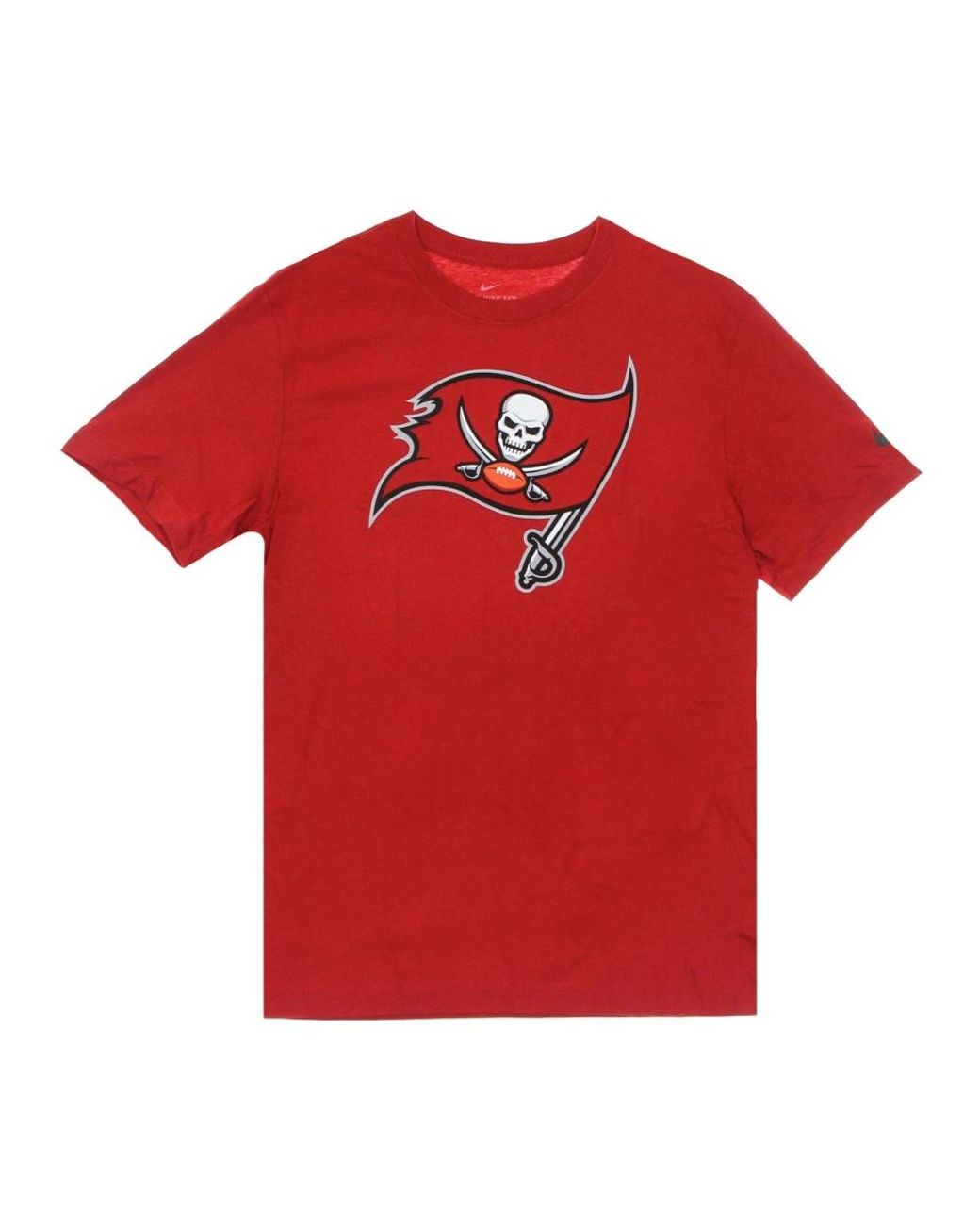 Nike Fitness ,Rood ,Katoen Nfl Logo T-Shirt Tampa Bay Buccaneers in het Red voor heren