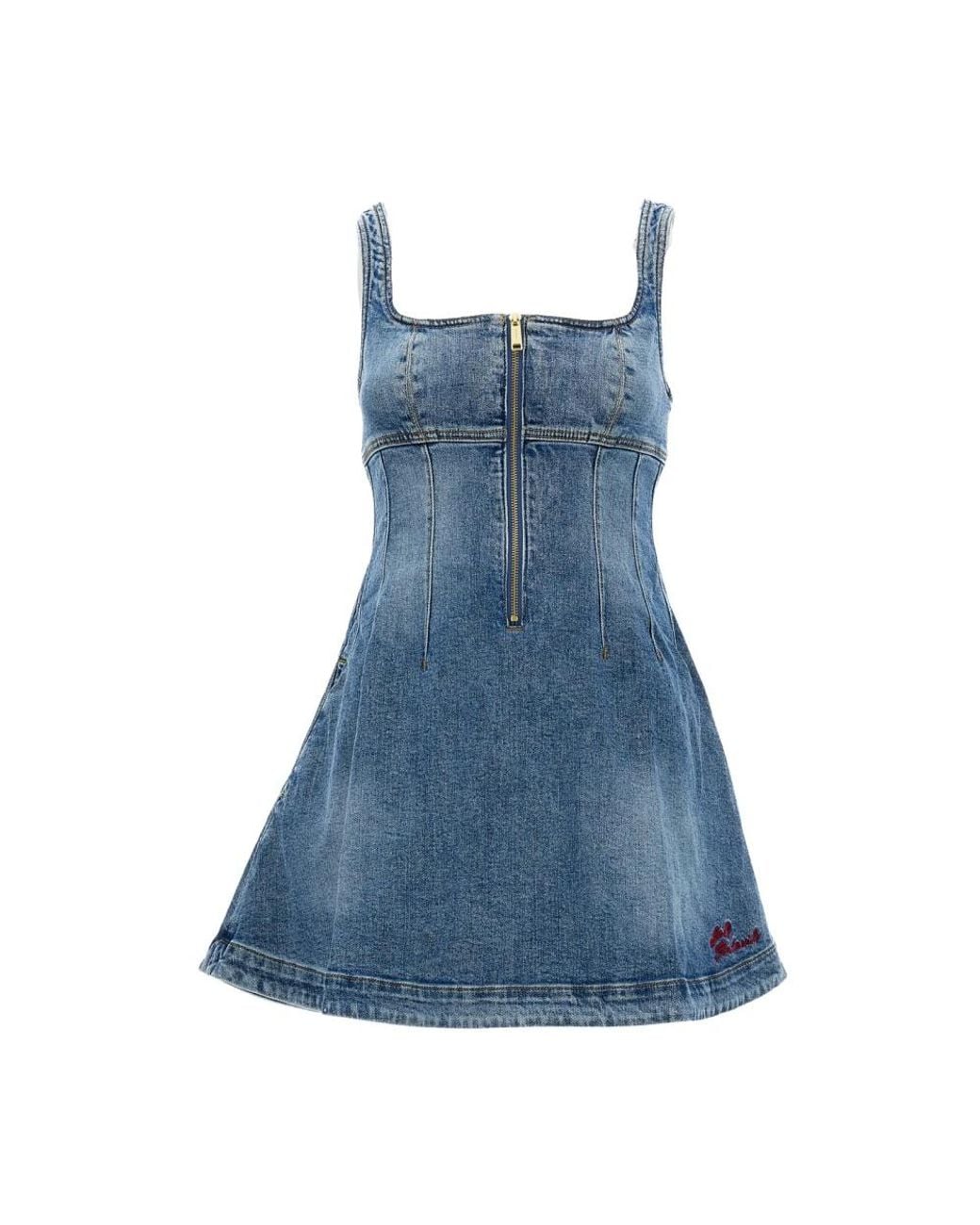 Self-Portrait Blue Short Dresses