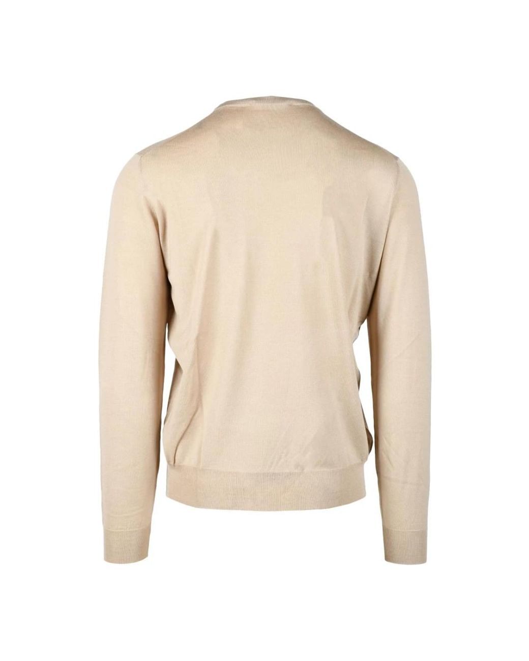 FILIPPO DE LAURENTIIS Natural Round-Neck Knitwear for men