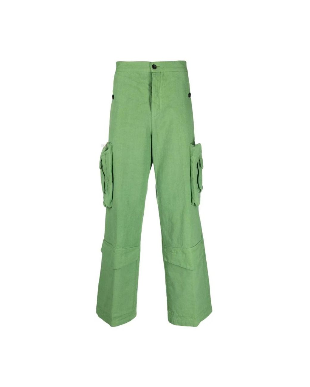 Winnie NY Green Wide Trousers for men