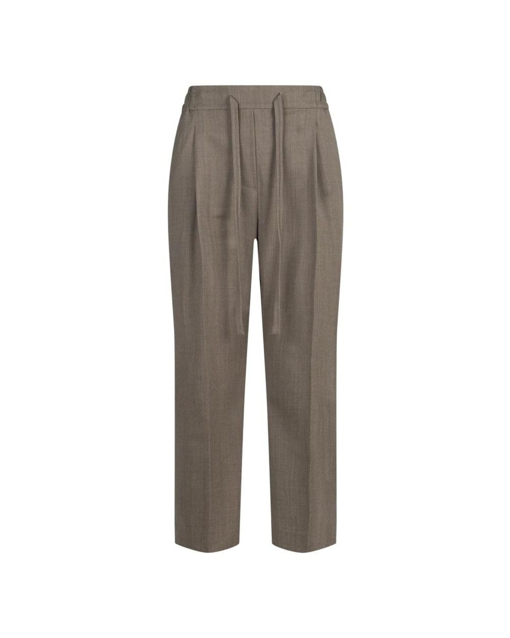 Jucca Gray Straight Trousers