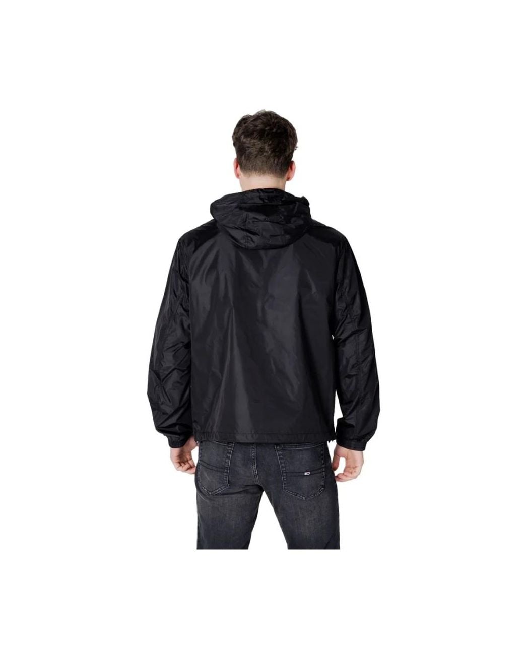 ARMANI EXCHANGE Black Rain Jackets for men