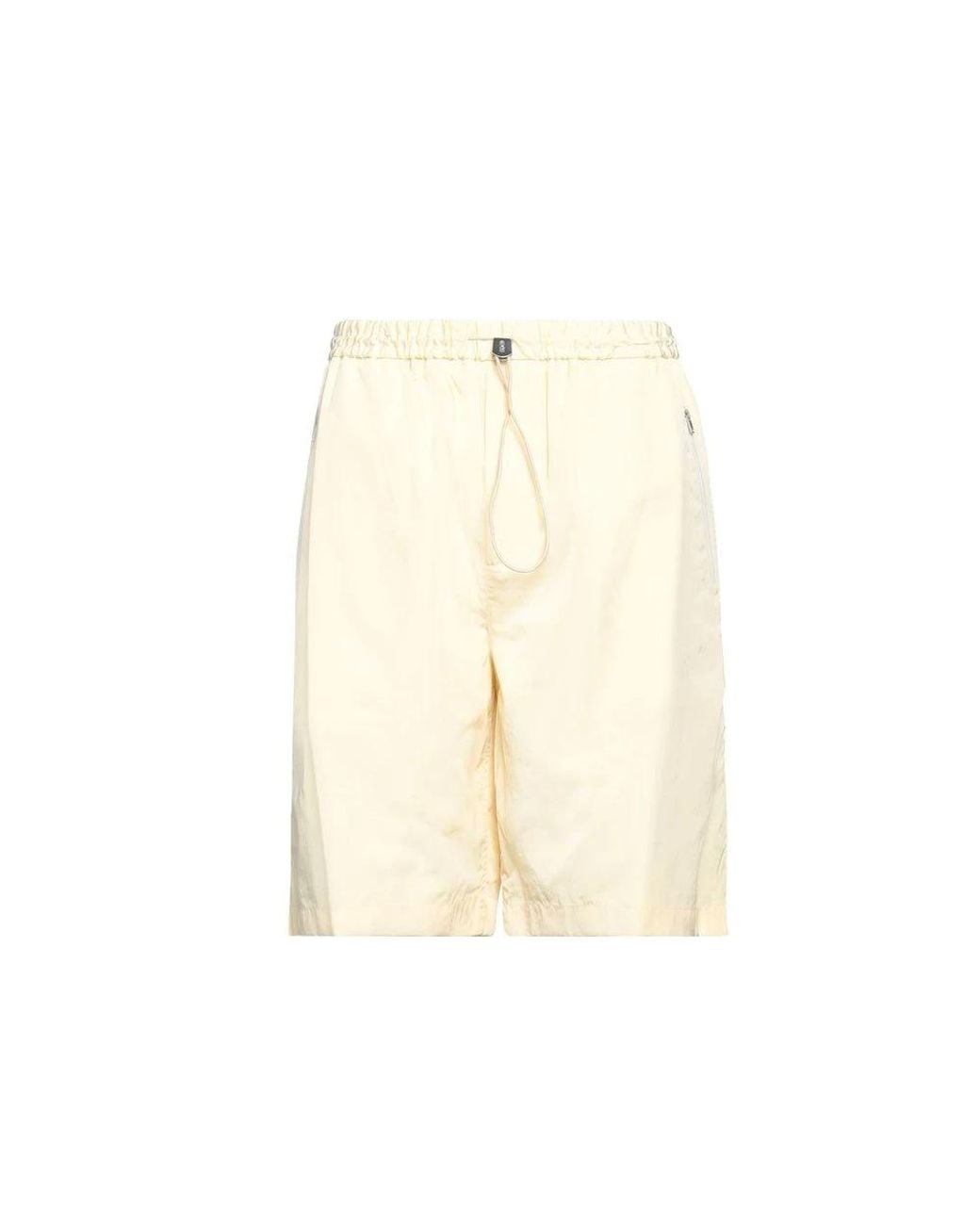 Jil Sander Natural Vibrant Relaxed Fit Shorts for men