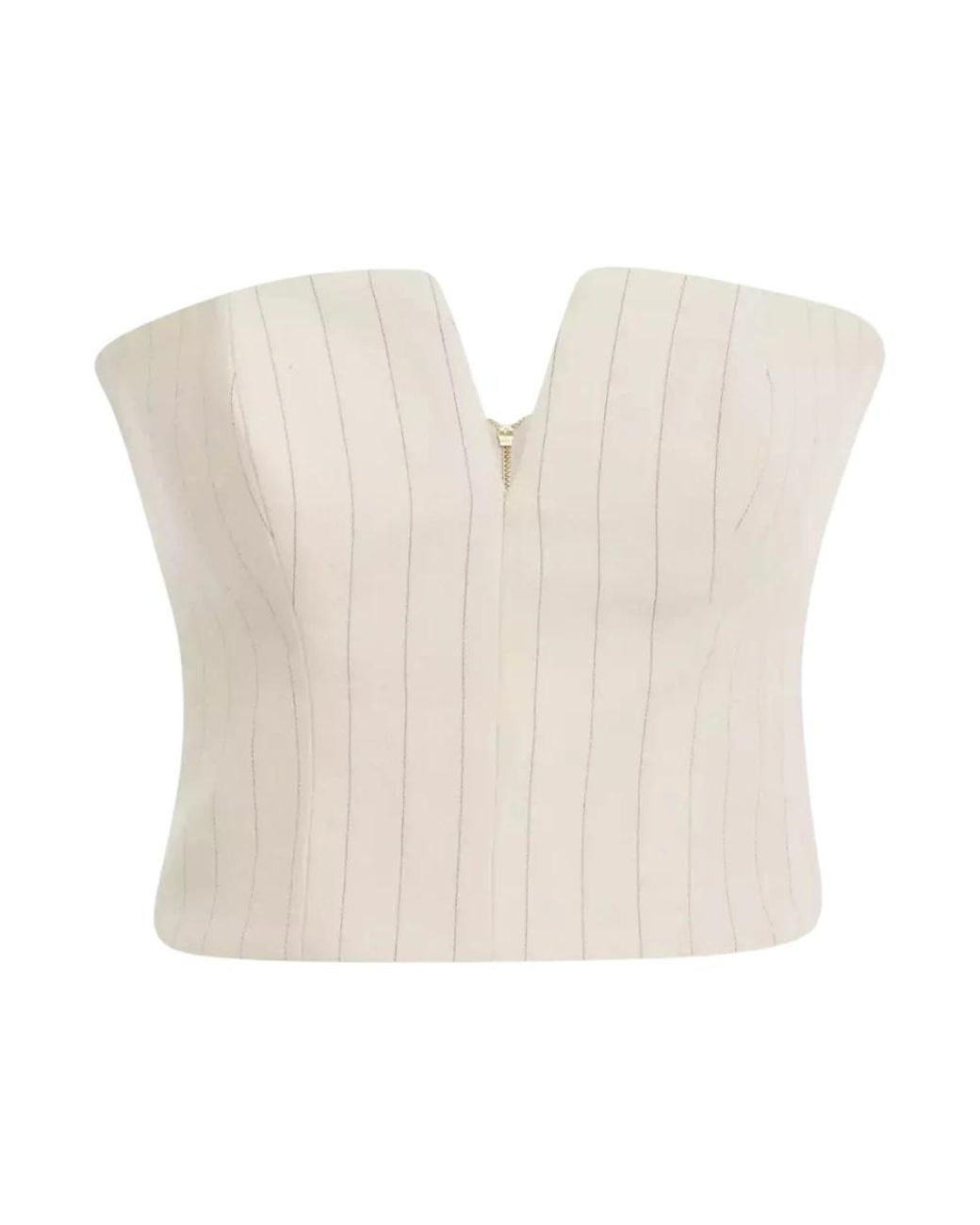 Zimmermann White Sleeveless Tops