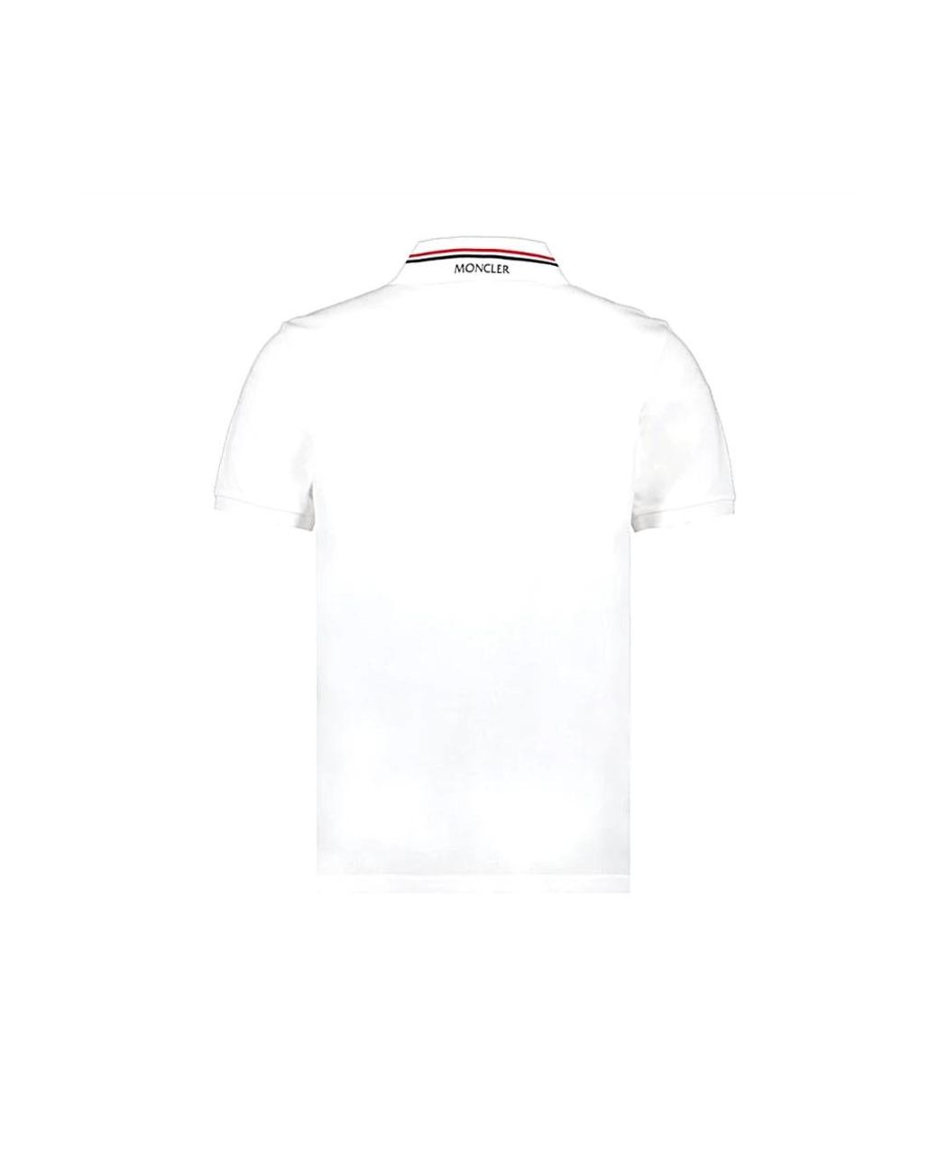 Moncler White Polo Shirts for men
