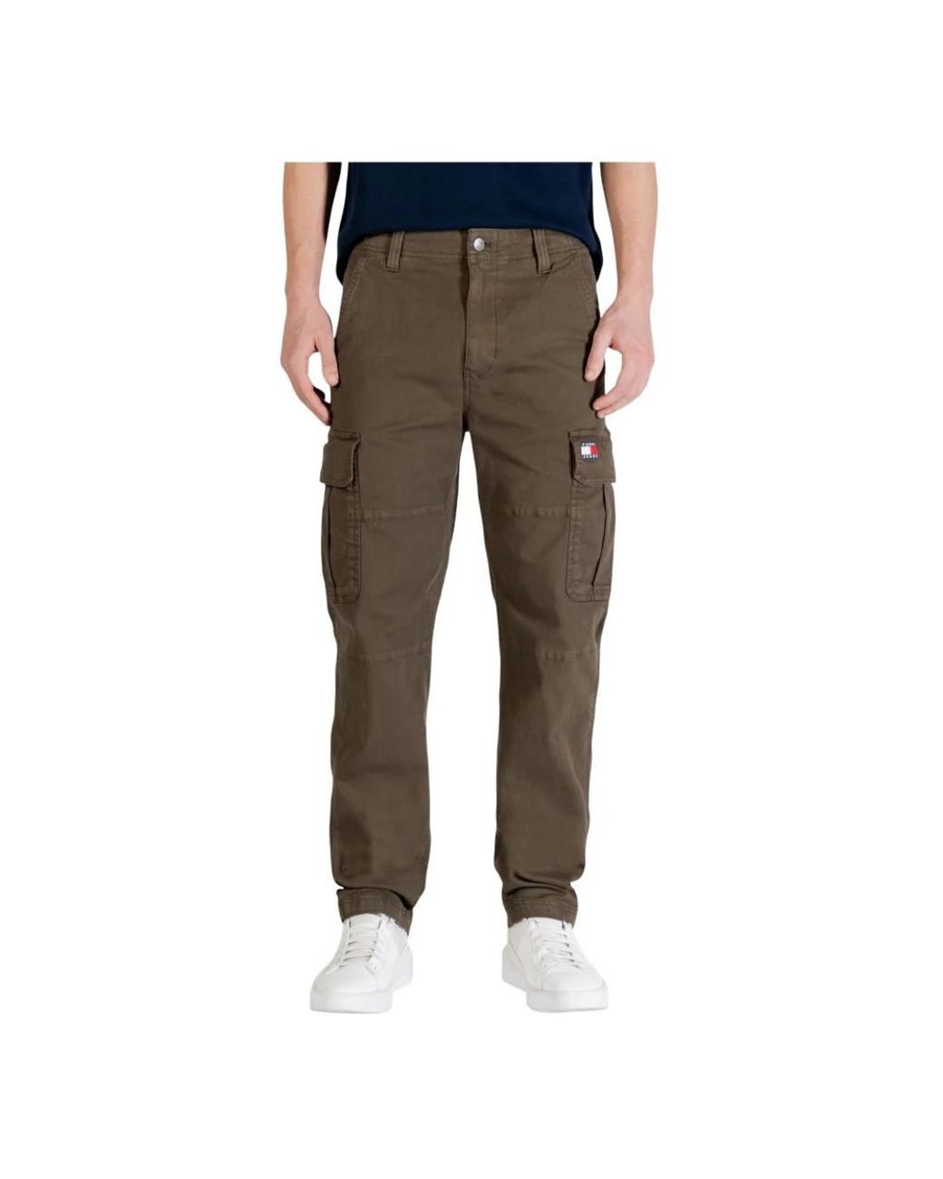 Tommy Hilfiger Gray Straight Trousers for men