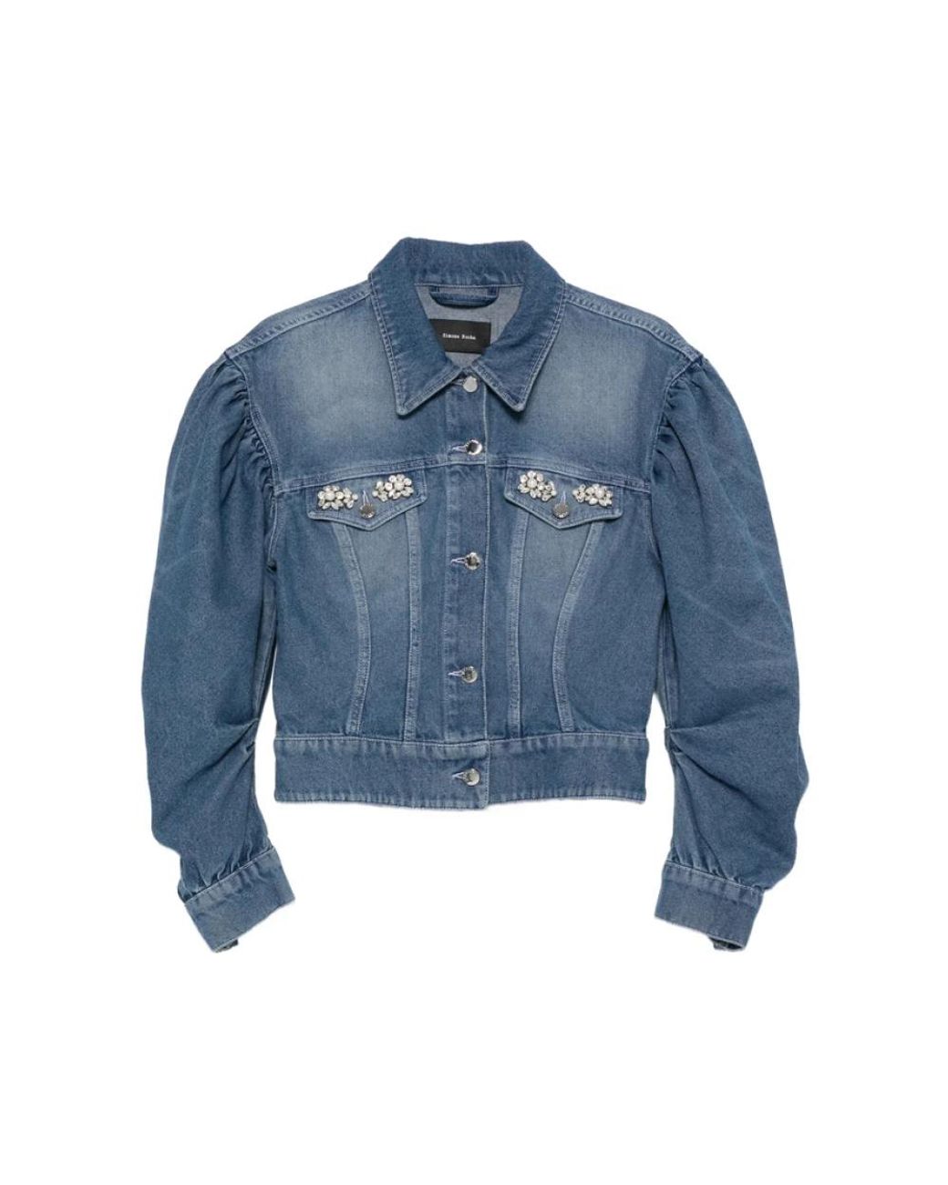 Simone Rocha Denim Shirt in het Blue