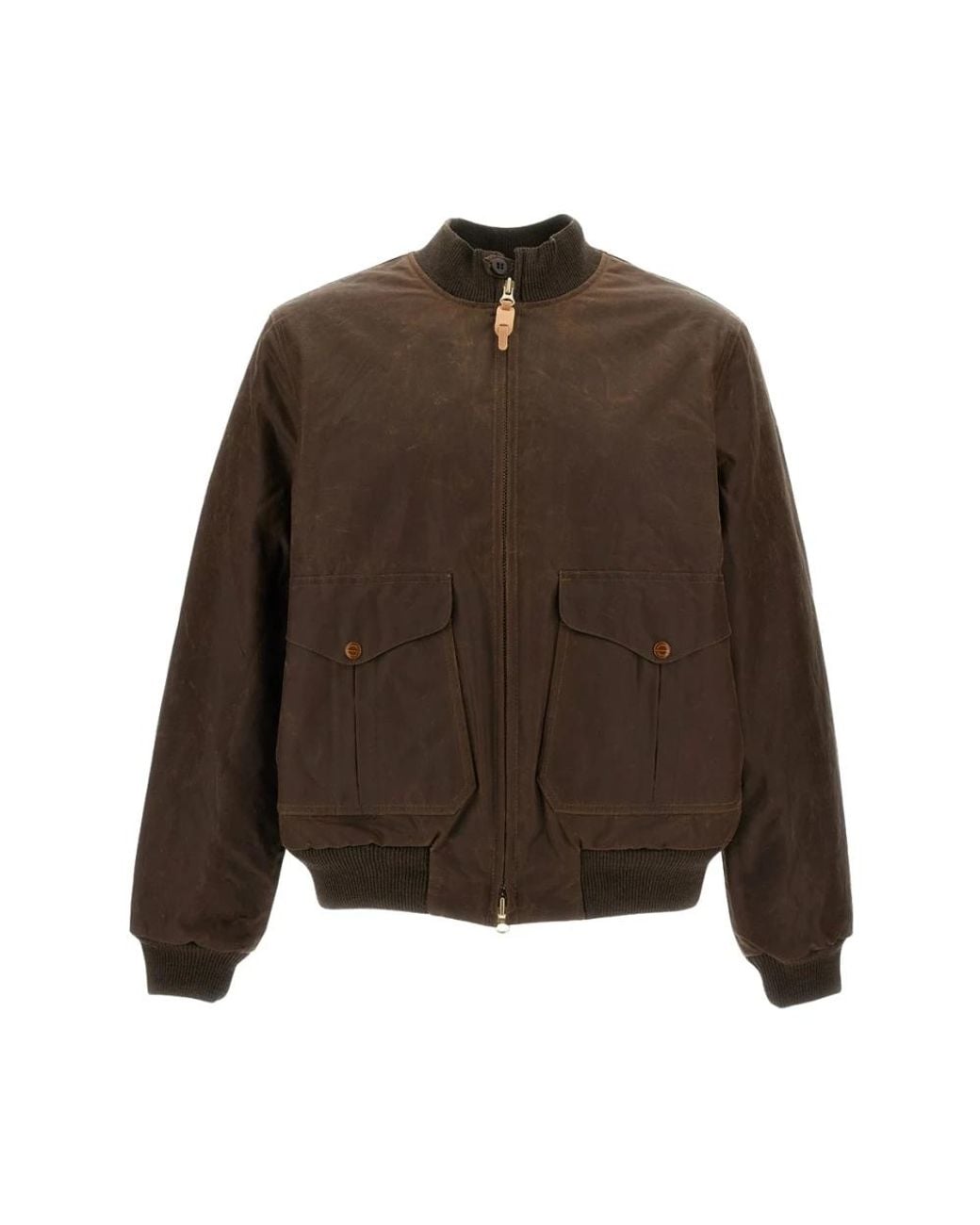 Manifattura Ceccarelli Brown Bomber Jackets for men