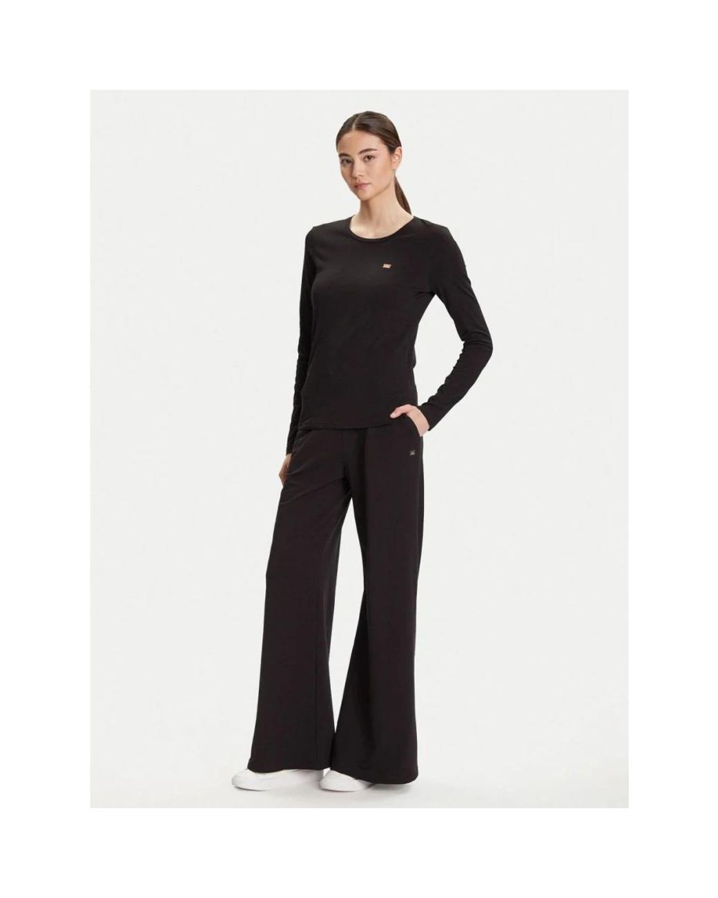 Wide Trousers EA7 de color Black