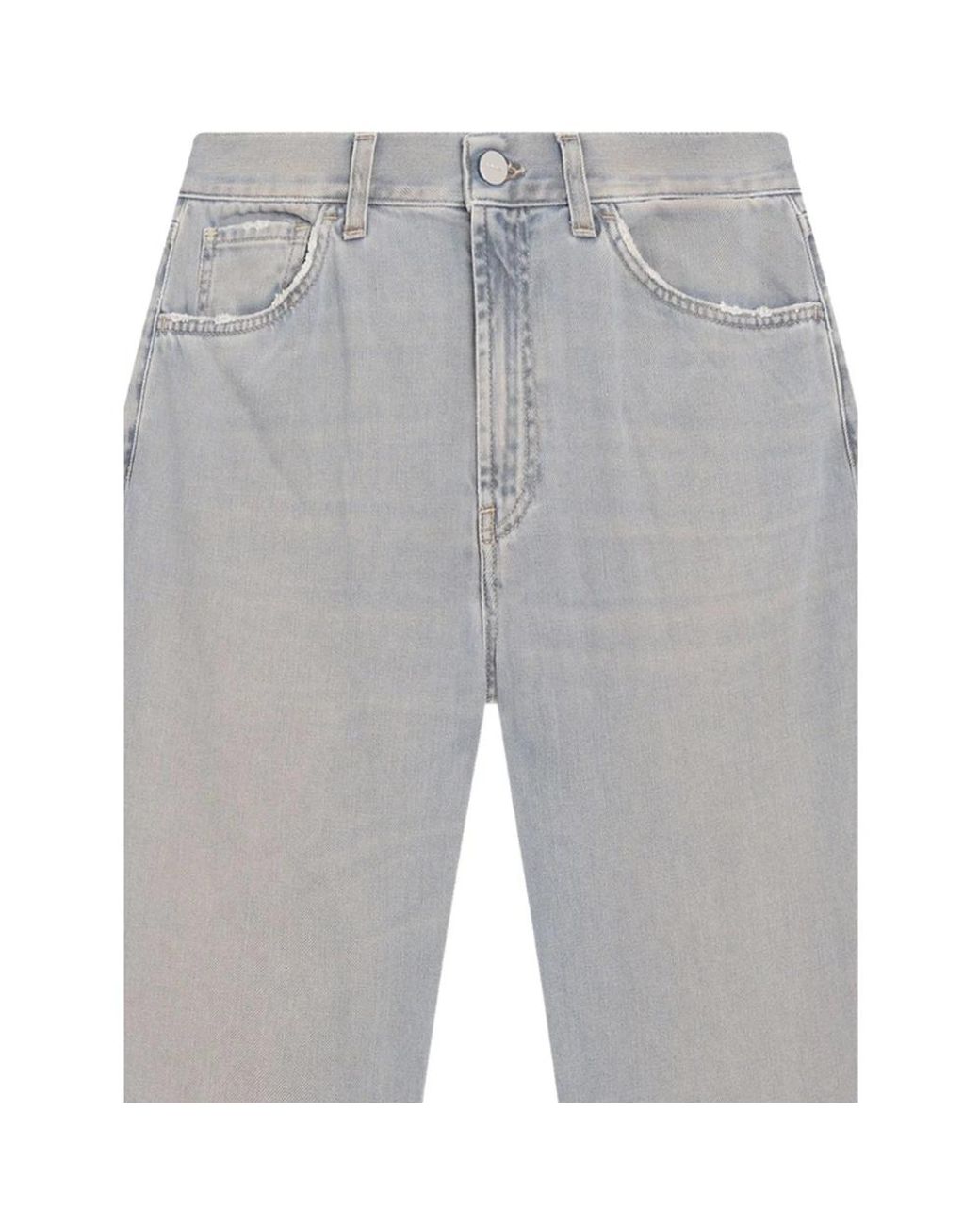 Dondup Gray Wide Jeans