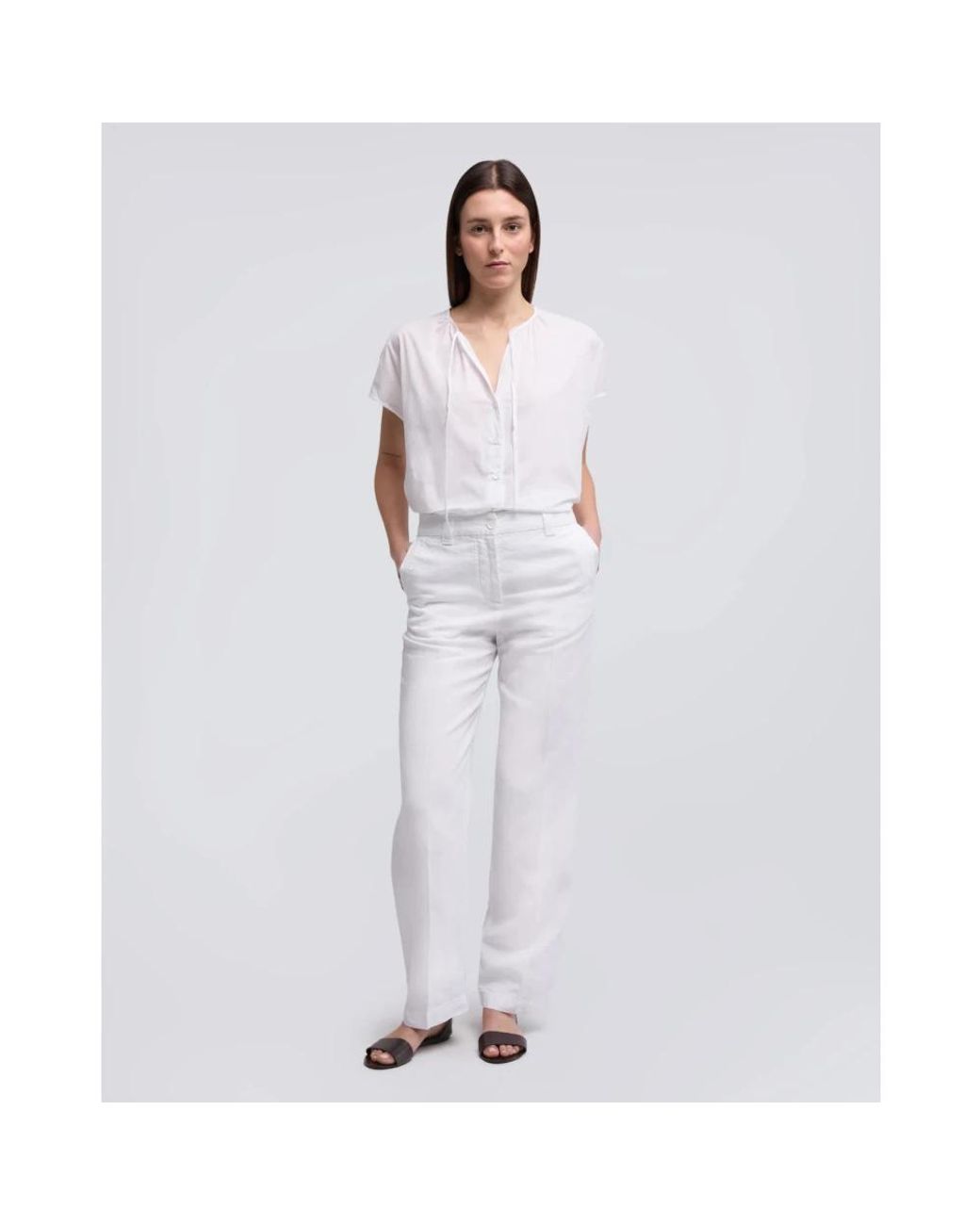 Aspesi White Blouses