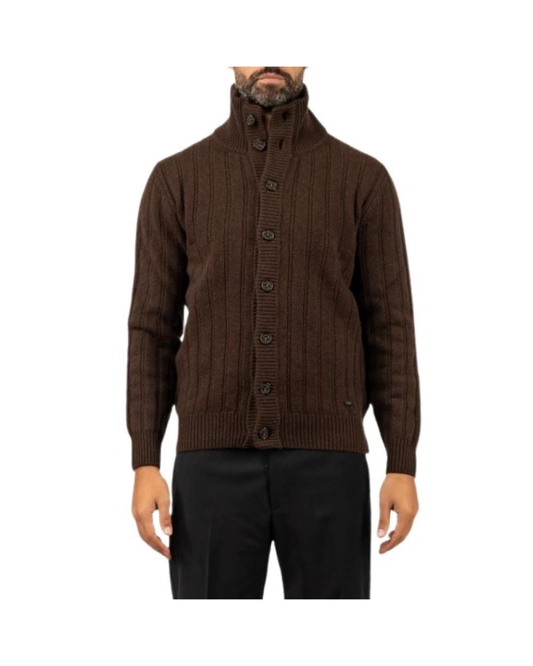 Cardigans Brooksfield pour homme en coloris Brown
