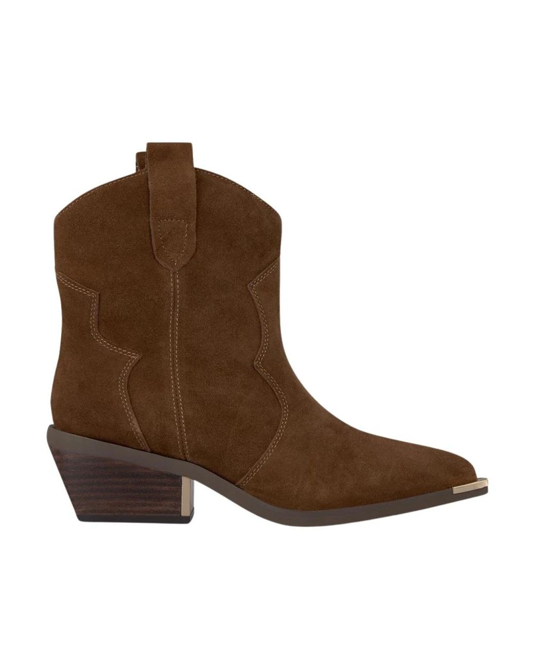 Alma En Pena. Brown Cowboy & Biker Boots