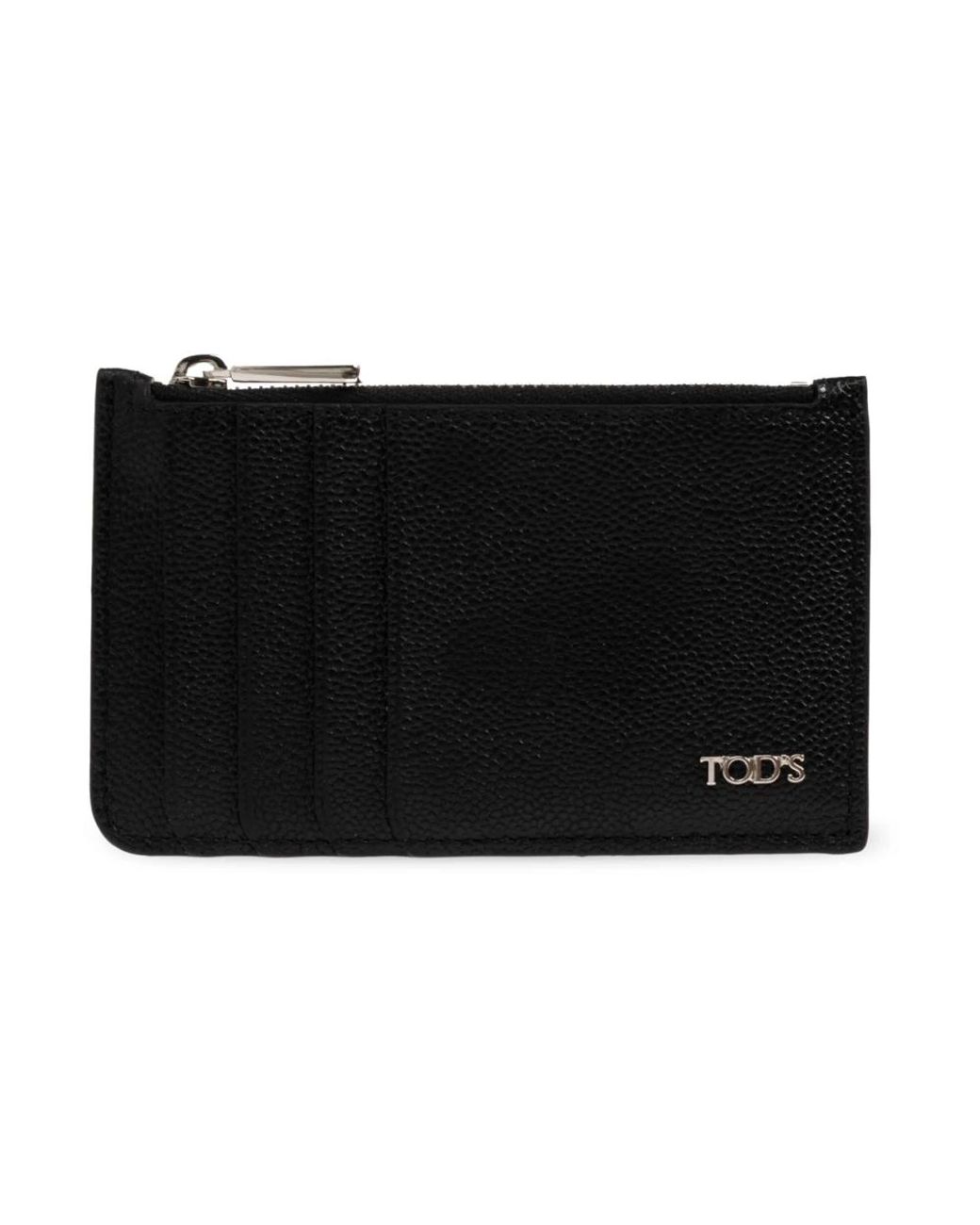 Tod's Black Kartenetui Aus Leder