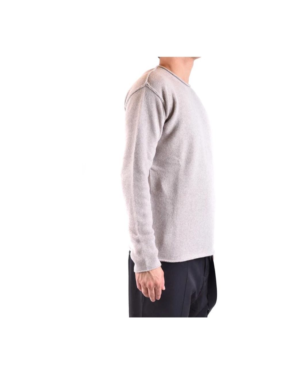 Isabel Benenato Purple Round-Neck Knitwear for men