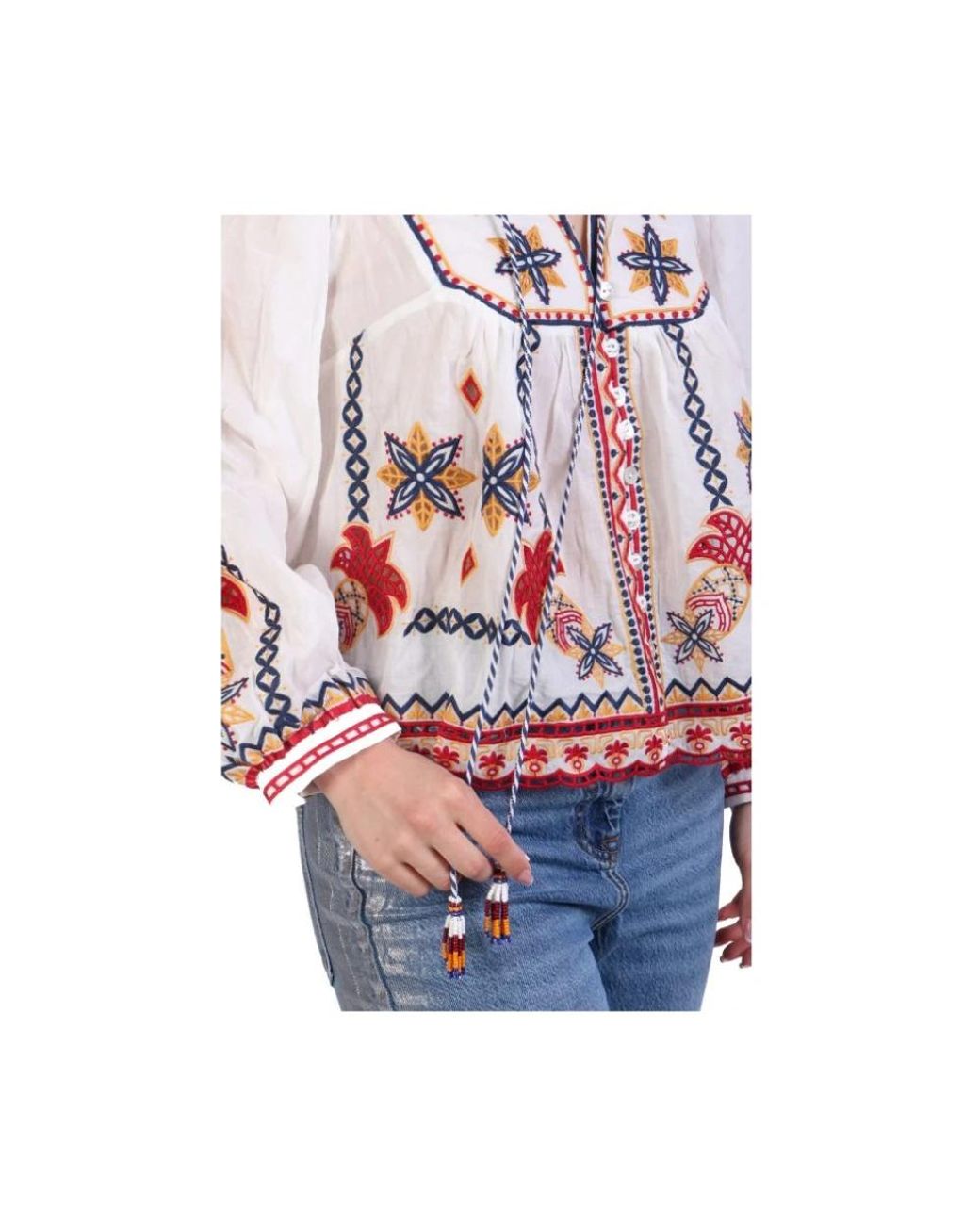 Farm Rio Red Blouses