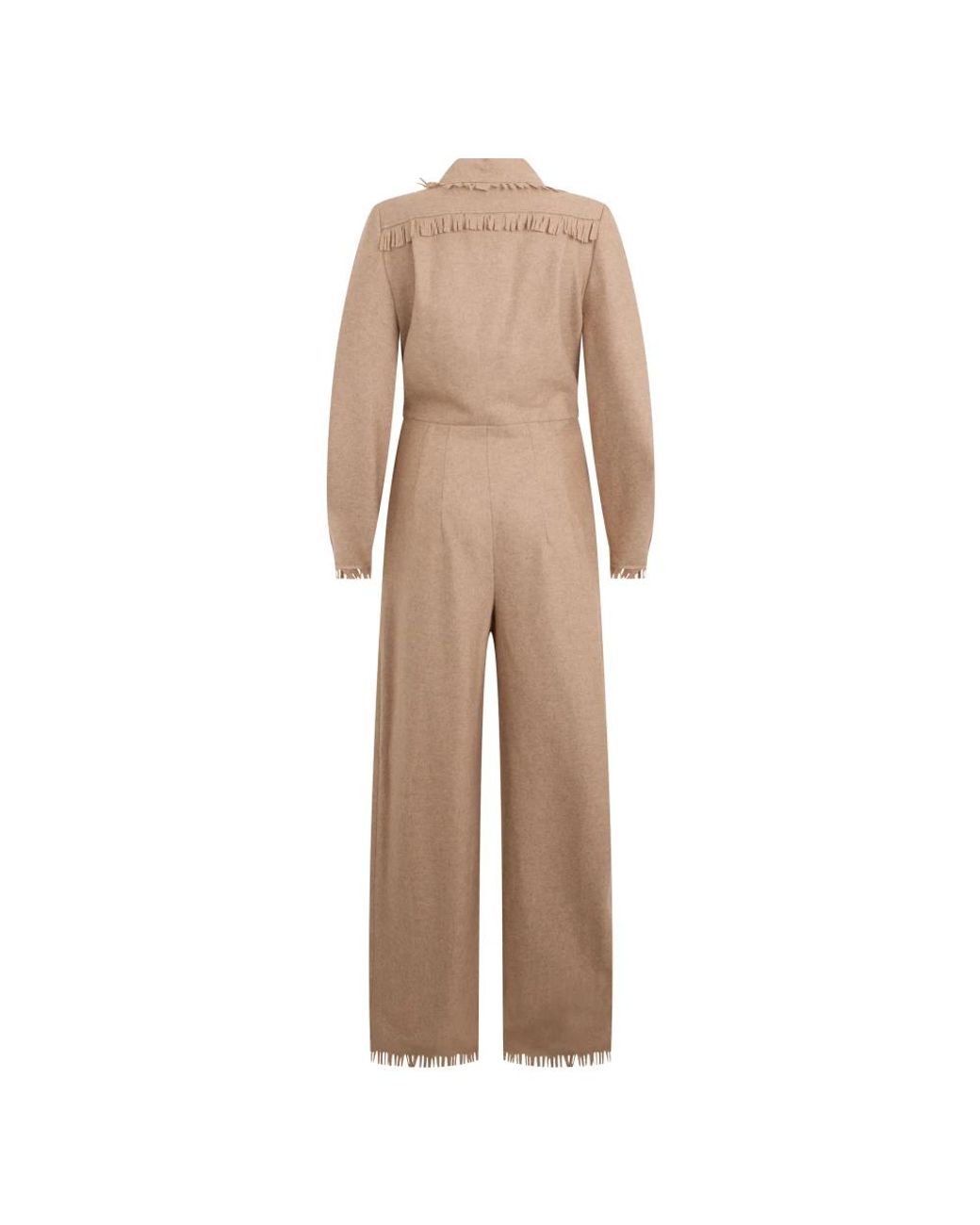 Alberta Ferretti Natural Jumpsuits