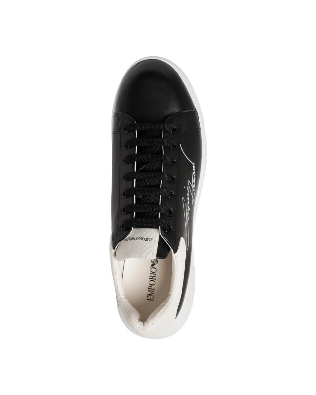 emporio-armani-sneakers-in-black-for-men-lyst