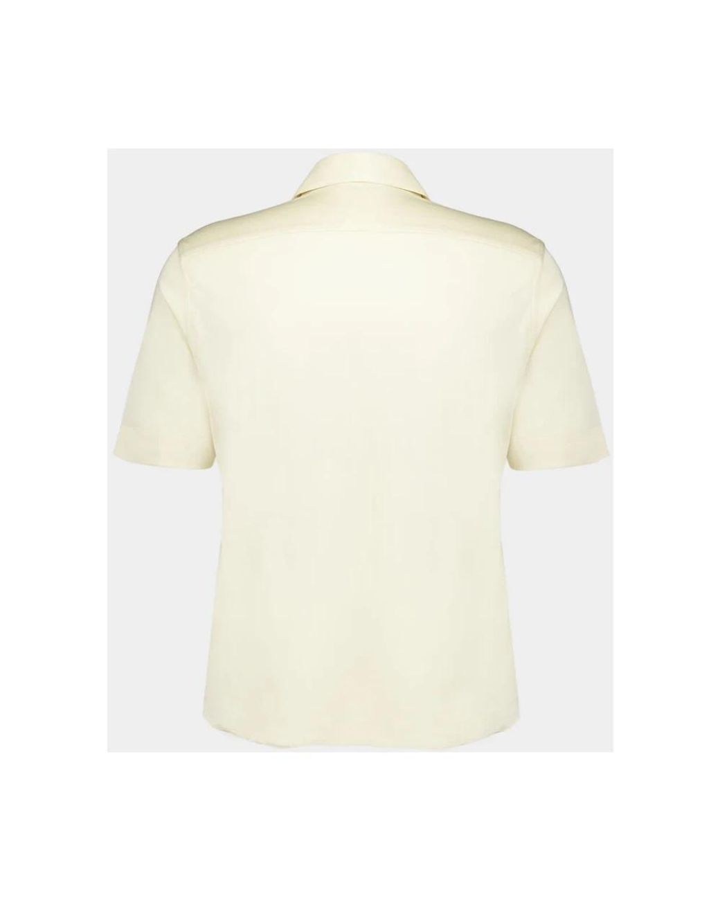 Givenchy Natural Short Sleeve Shirts