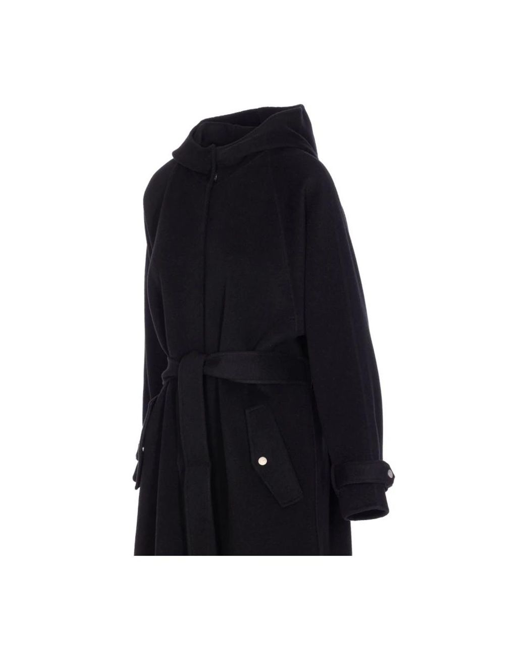 Pinko Black Belted Coats
