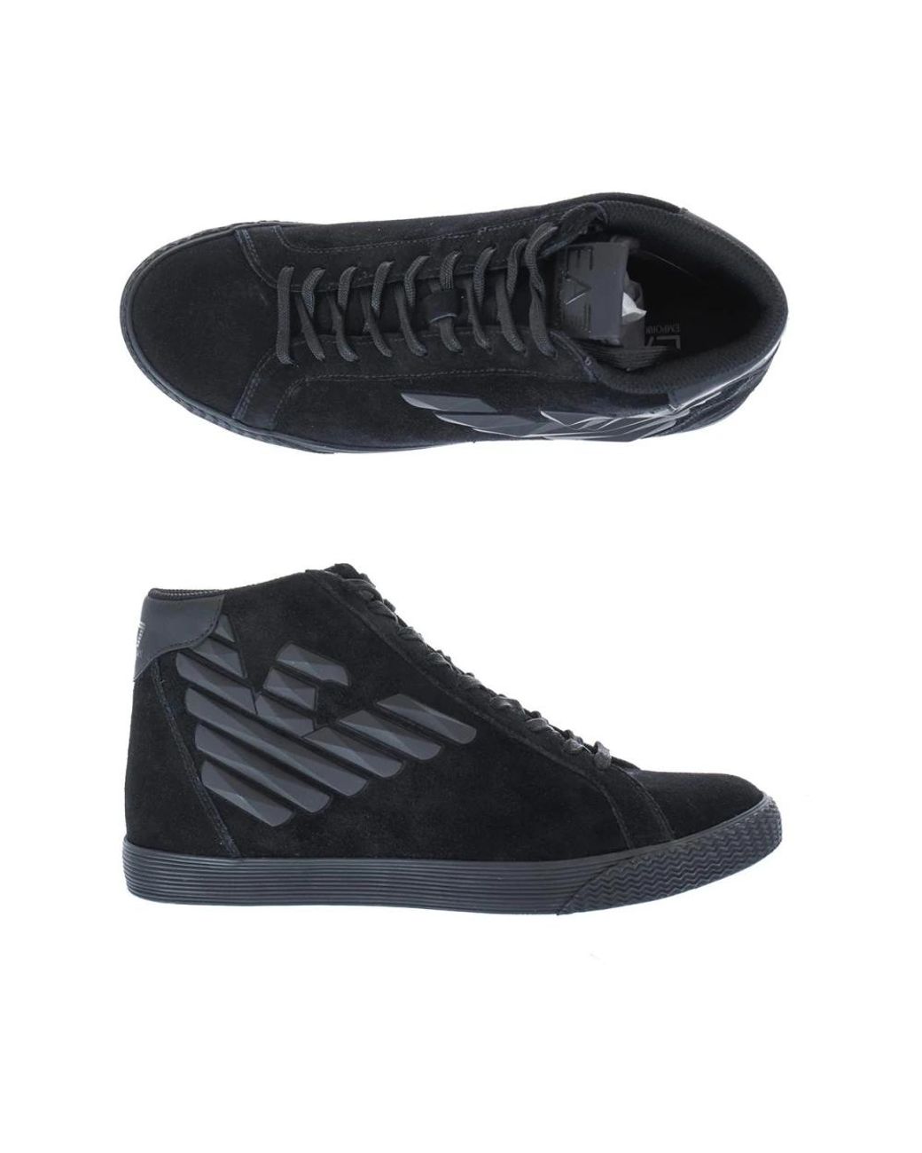 EA7 Black Sneakers for men