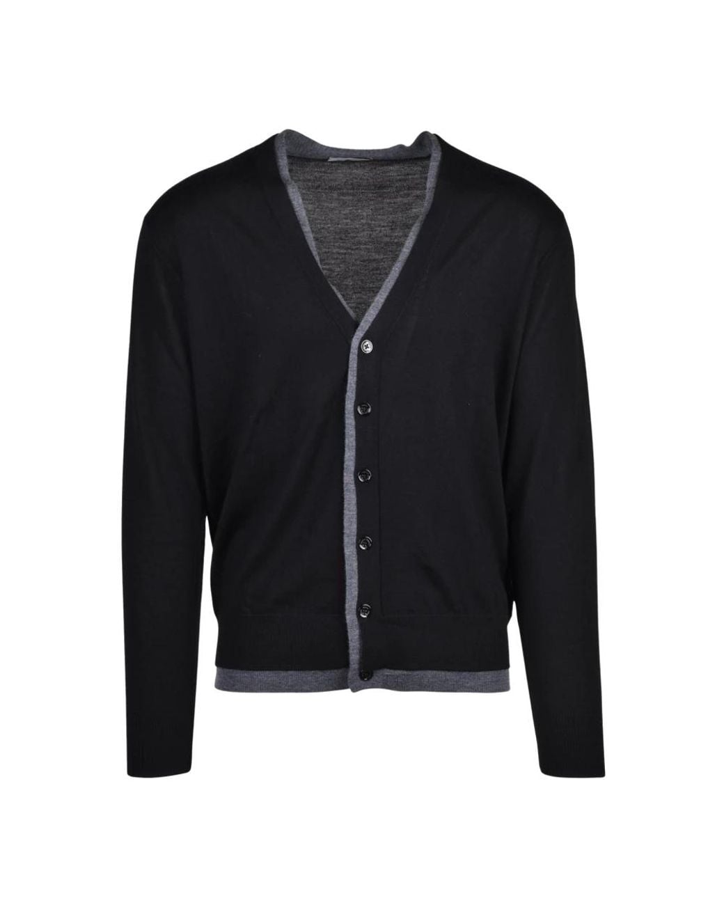 Paolo Pecora Black Cardigans for men