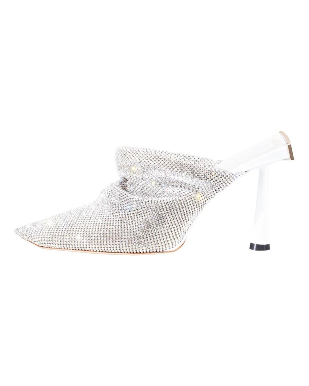 Benedetta Bruzziches White Heeled Mules
