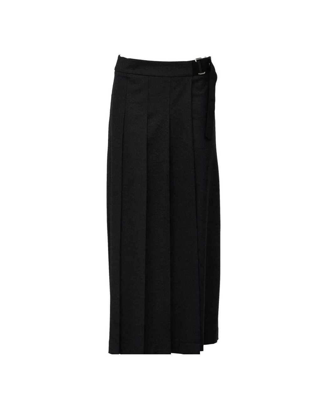 P.A.R.O.S.H. Black Midi Skirts