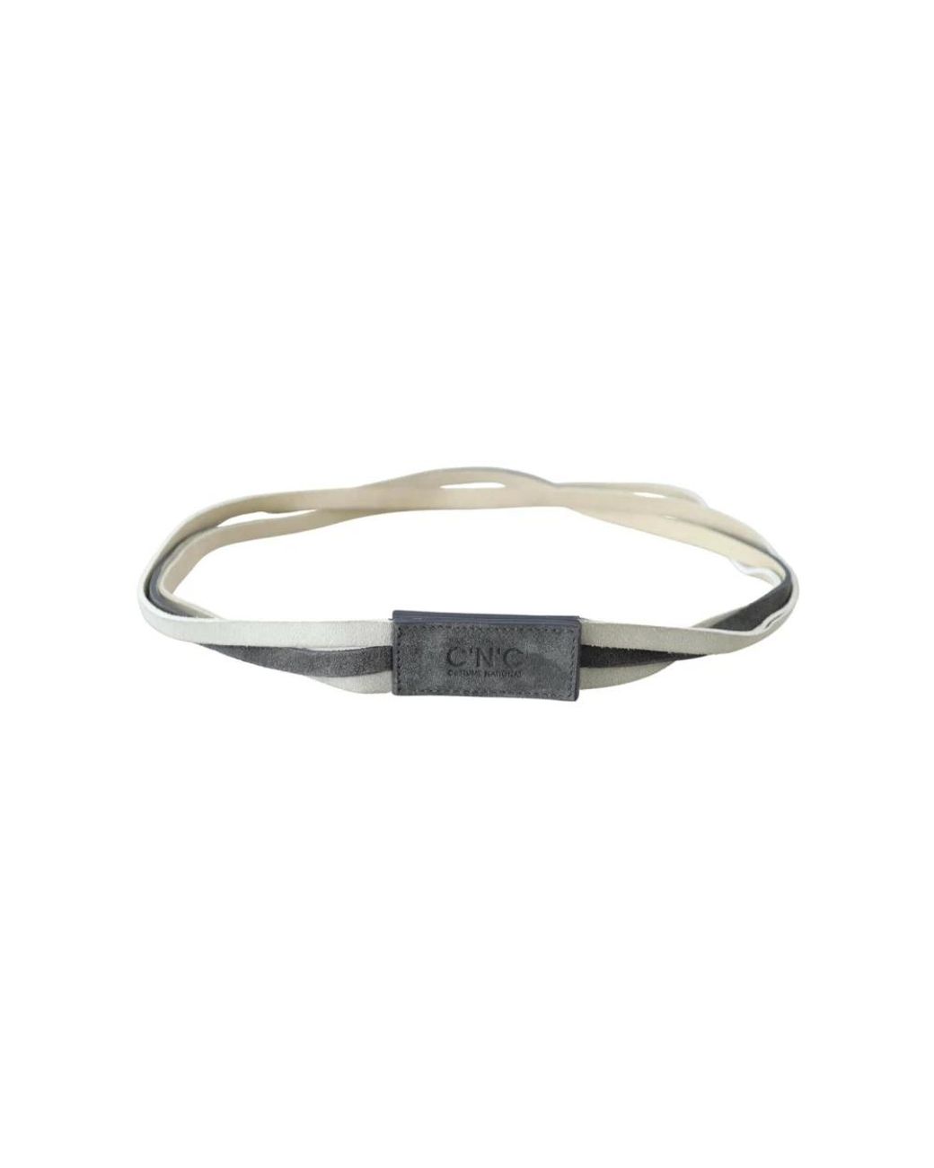 CoSTUME NATIONAL Gray Belts