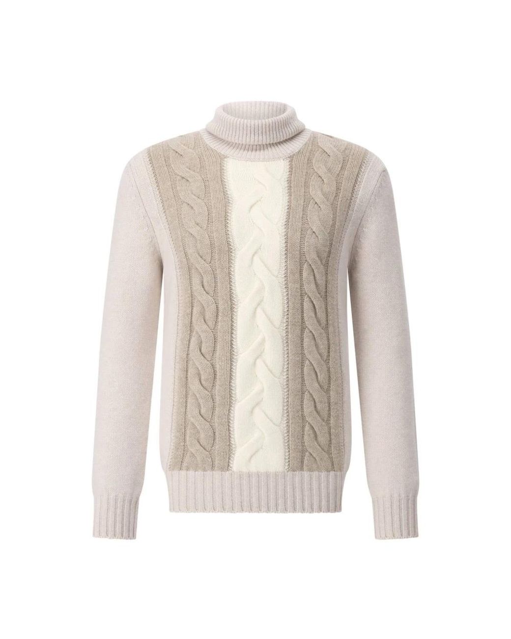 Gran Sasso Natural Turtlenecks for men