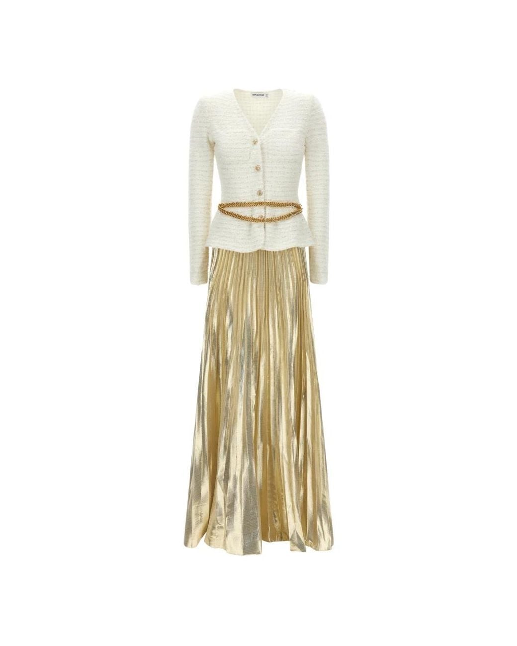 Self-Portrait Metallic Party Dresses