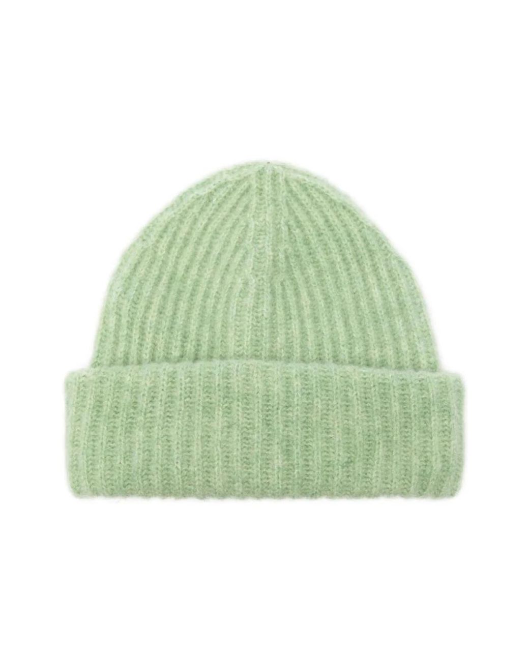 Roberto Collina Rippstrick-Beanie in Green für Herren
