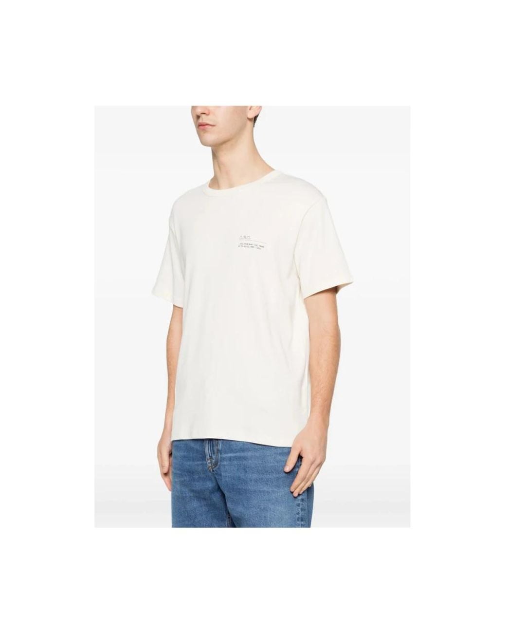 T-Shirts A.P.C. de hombre de color White