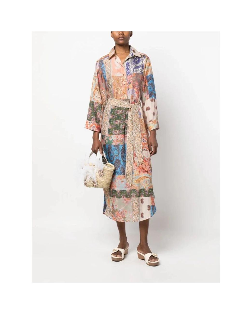 Zimmermann Blue Shirt Dresses