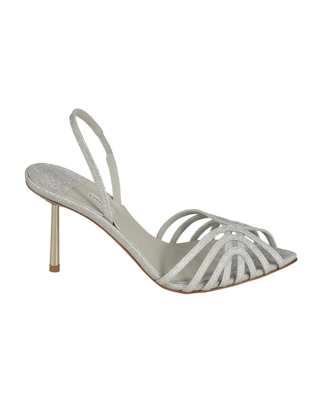 Le Silla Metallic High Heel Sandals