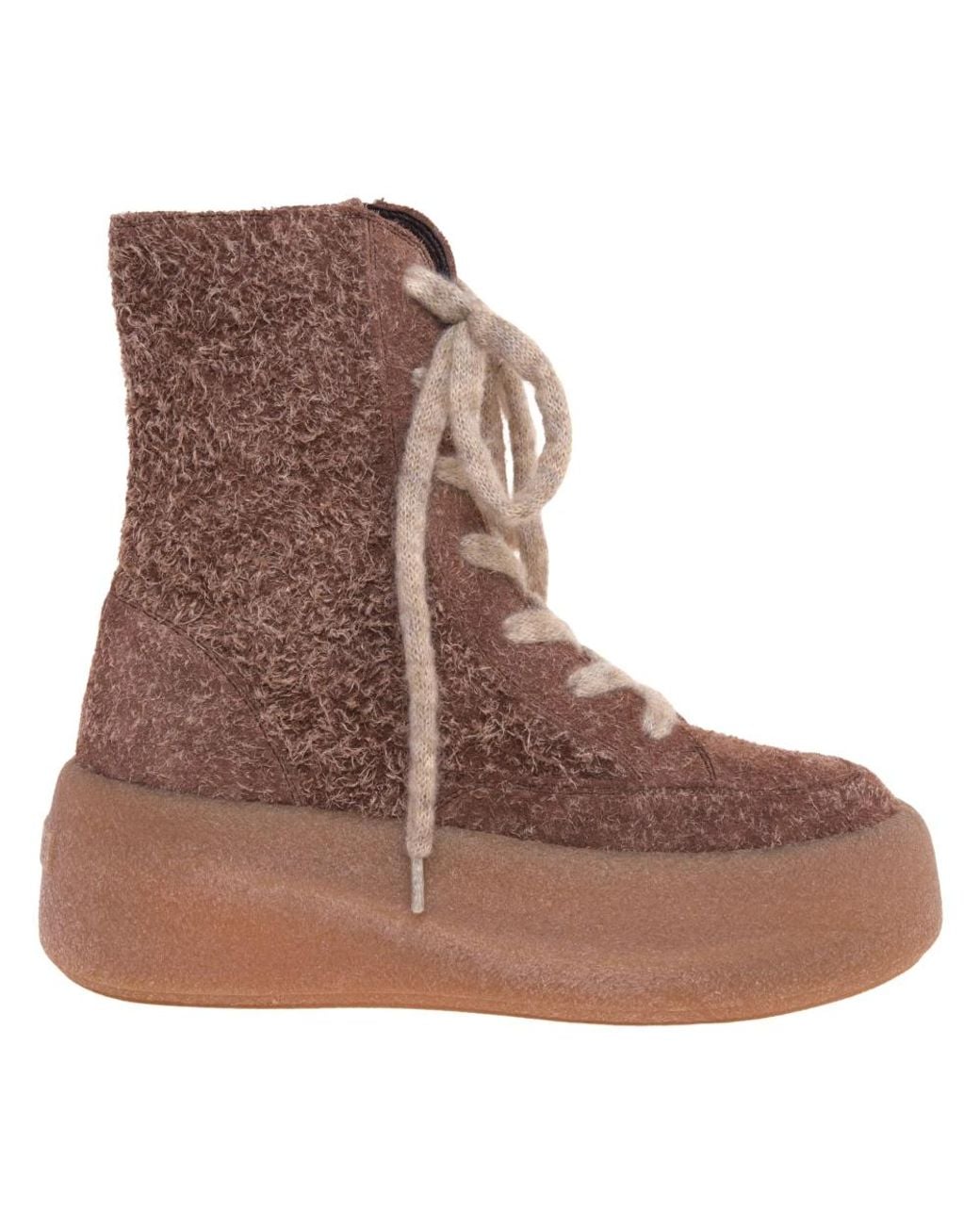 Vic Matié Brown Lace-Up Boots