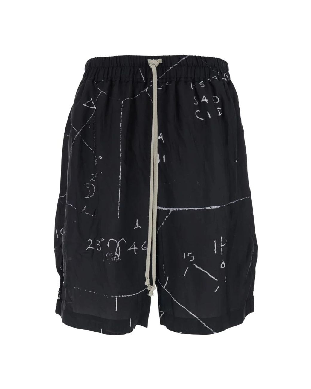 Rick Owens Black Casual Shorts for men