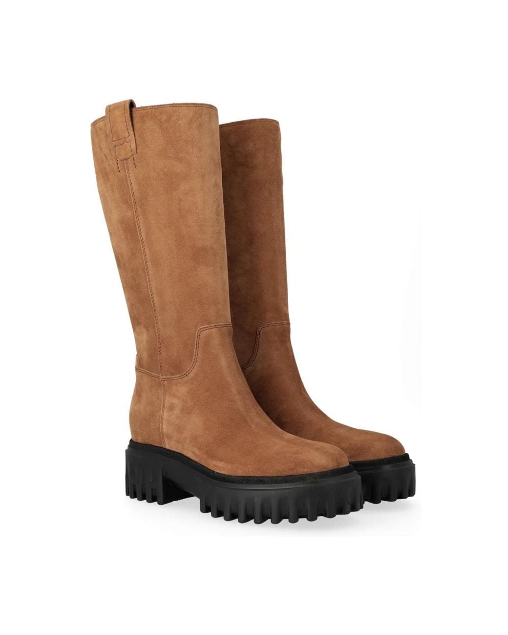 Hogan Brown High Boots