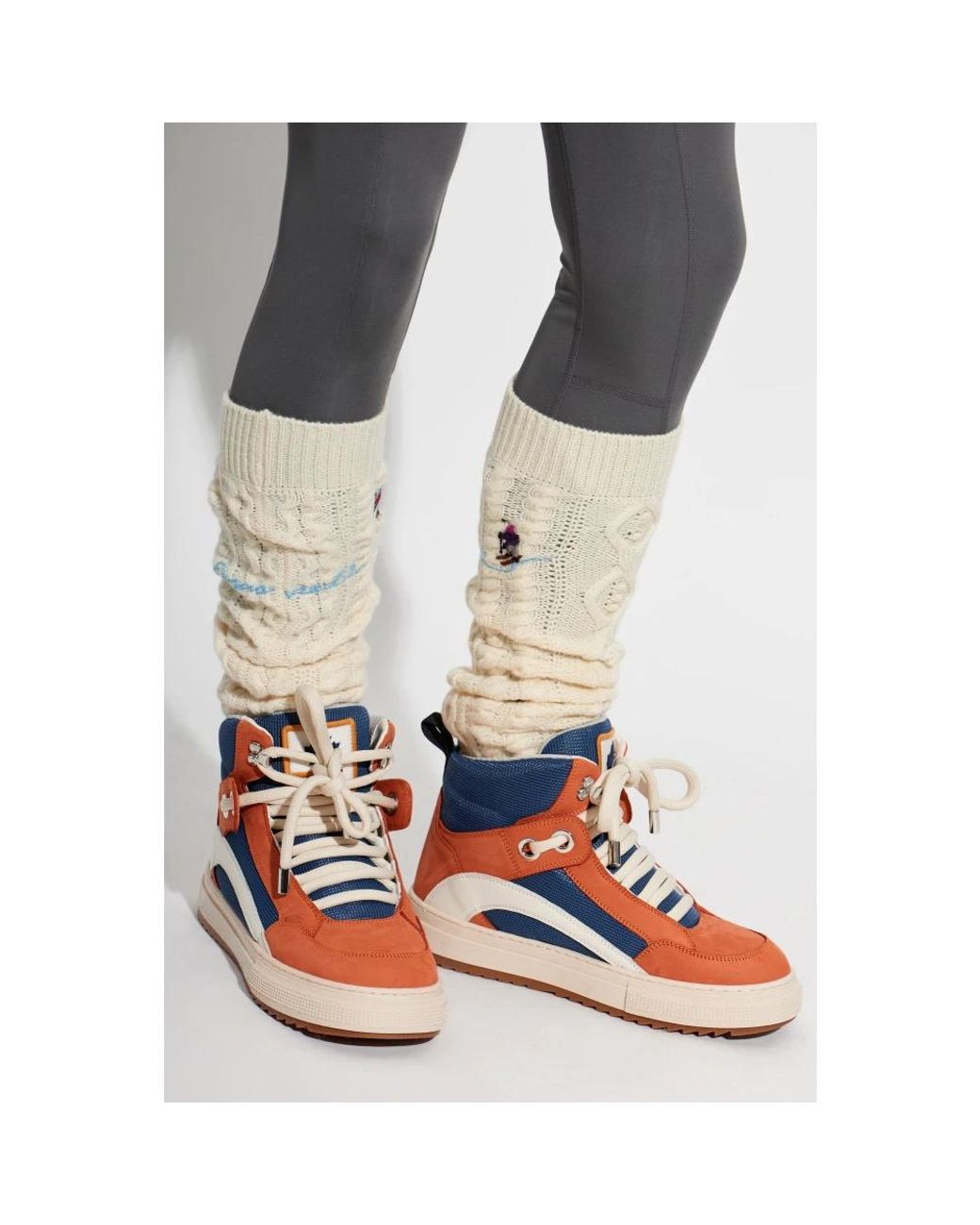 Socks di DSquared² in Natural da Uomo