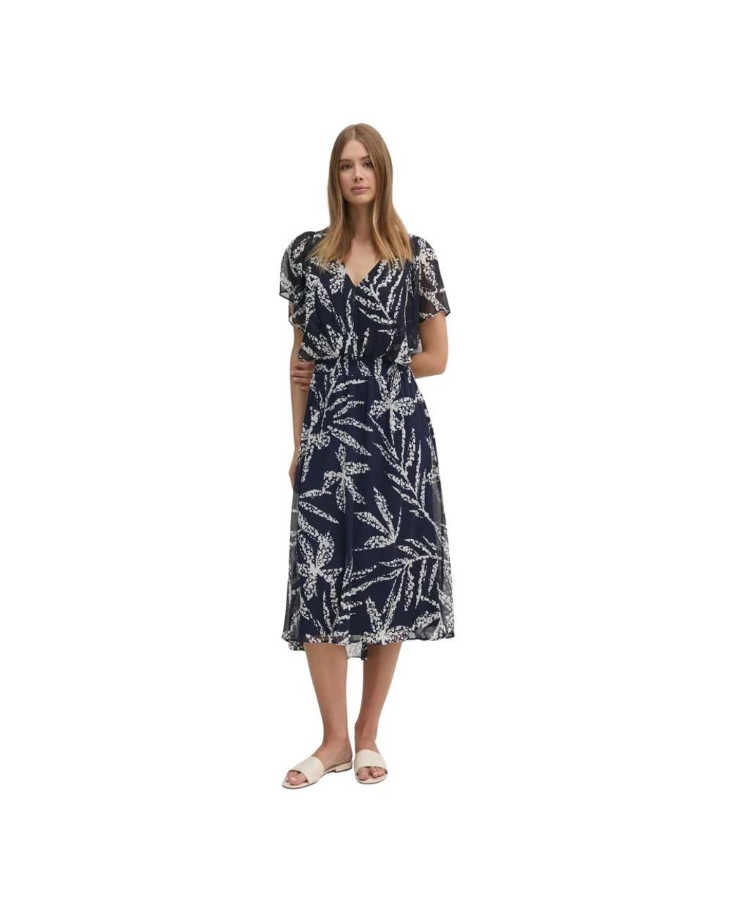 Midi Dresses DKNY en coloris Blue