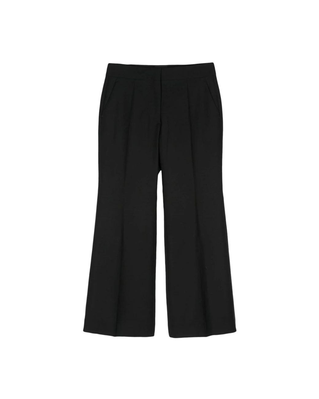 Givenchy Broeken ,Zwart ,Wol Zwarte Wollen Mix Tailored Broek in het Black