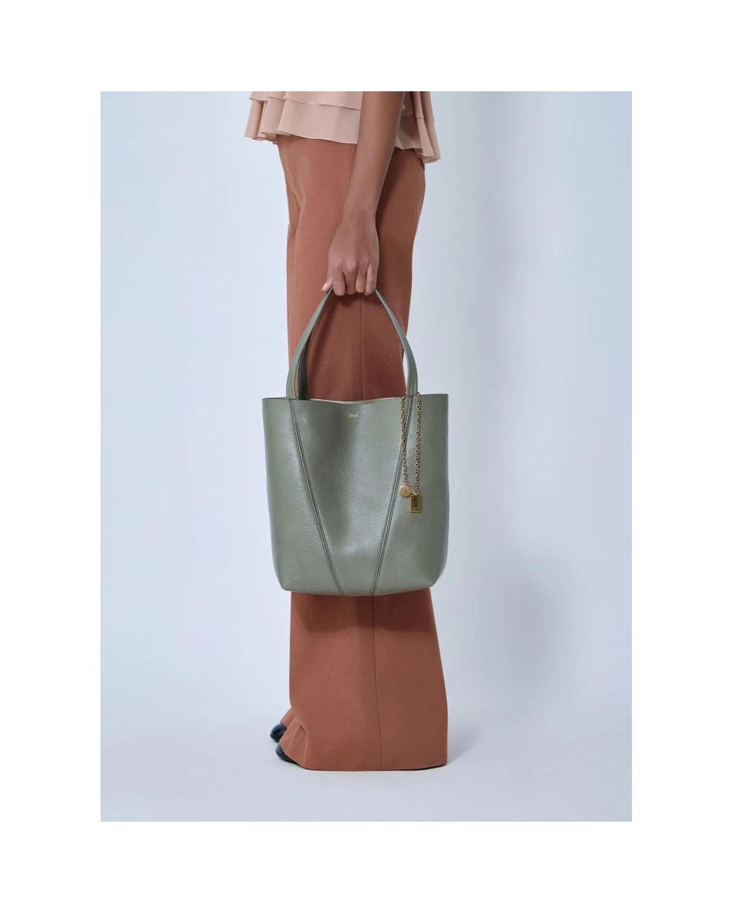 Chloé Green Tote Bags