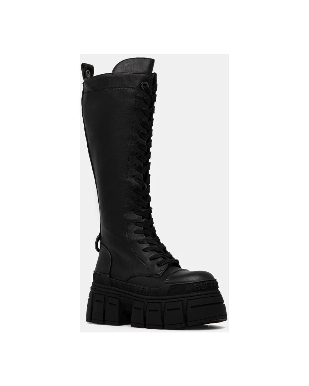Buffalo Black Gospher Lace Up Hi