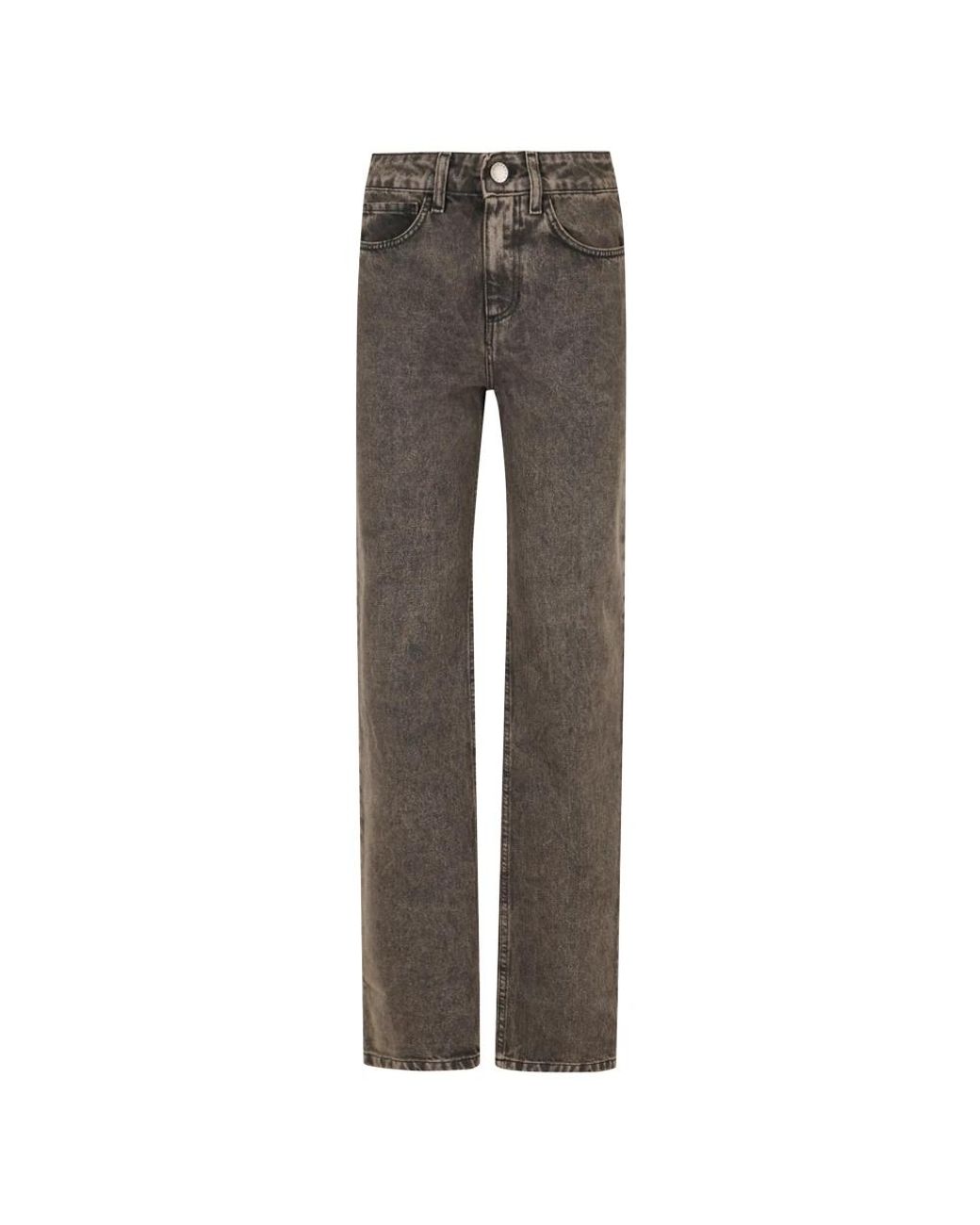 FEDERICA TOSI Gray Straight Fit Jeans