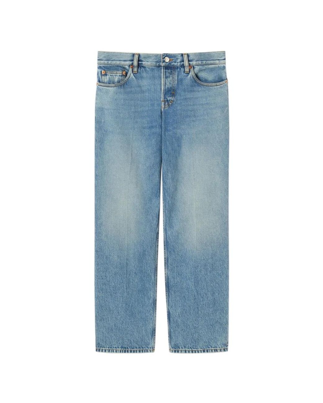 Gucci Blue Straight Fit Jeans