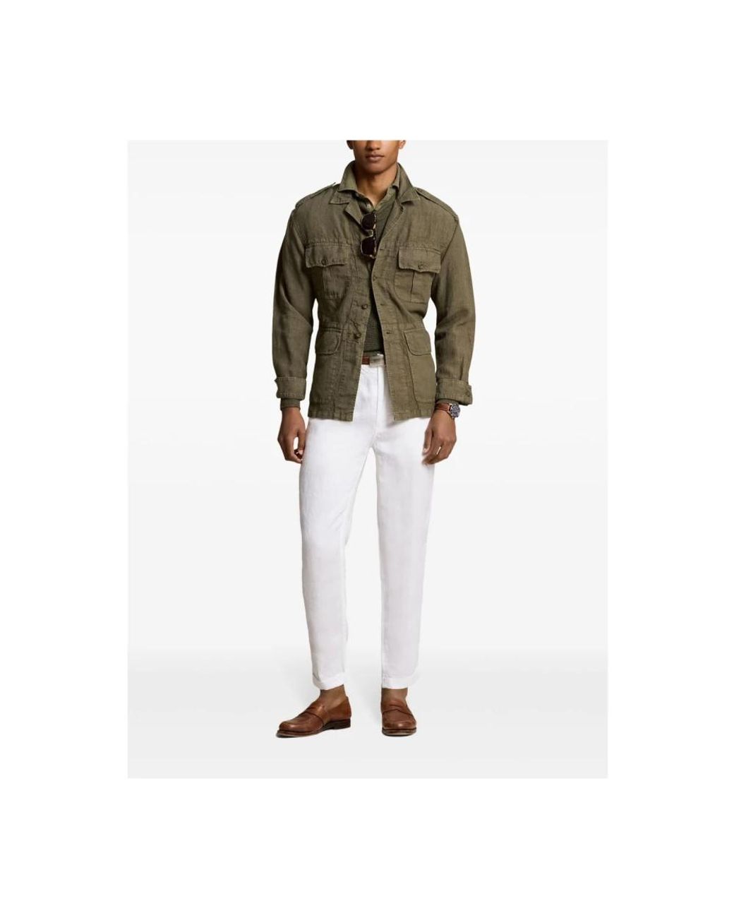 Polo Ralph Lauren White Chinos for men